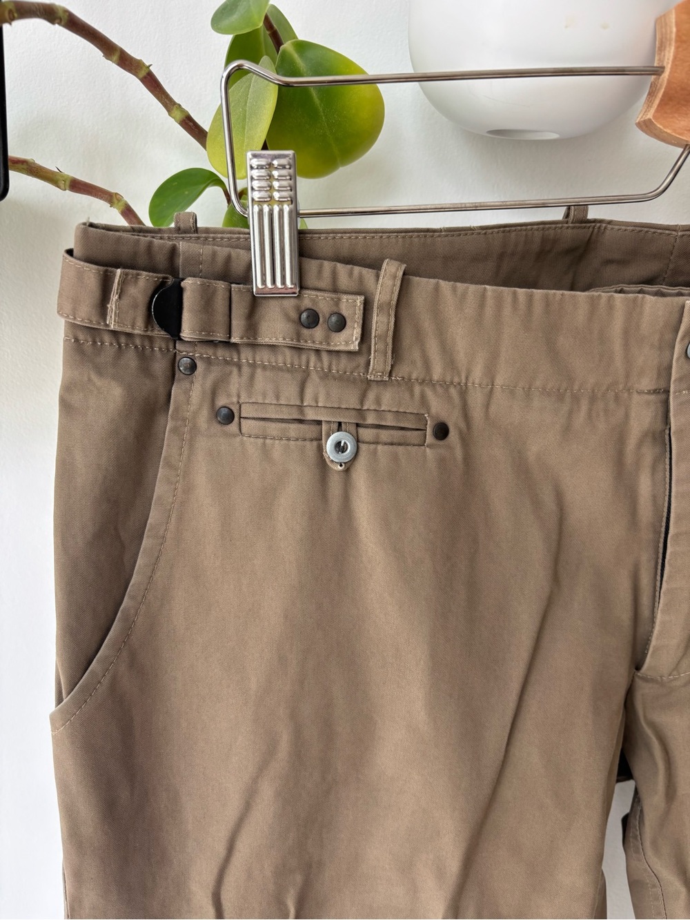 Philip Sparks Men's Casual Chino Pants in Brown